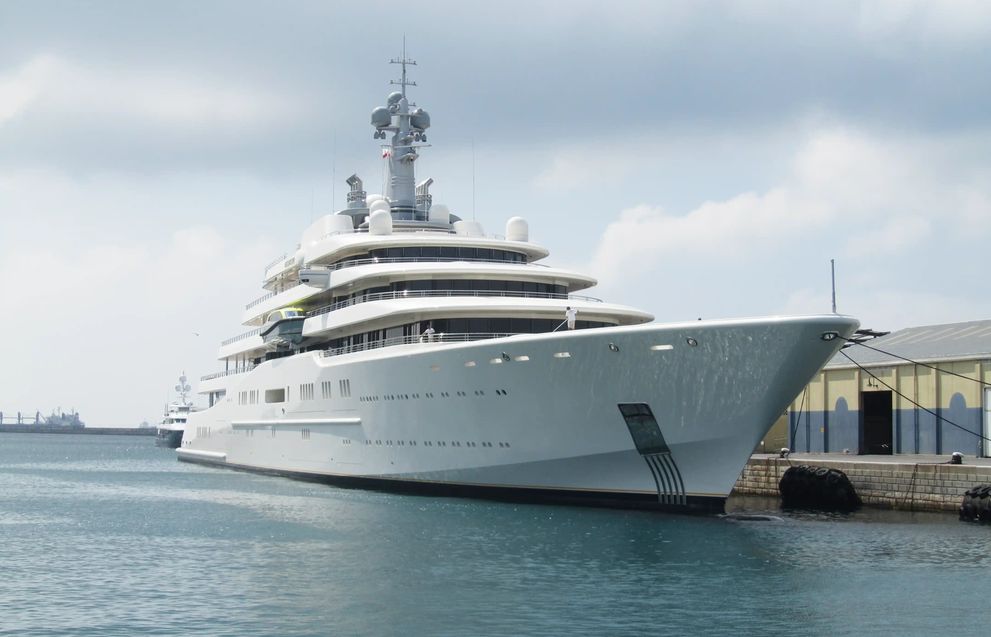 Motor Yacht Eclipse bunkering in Gibraltar